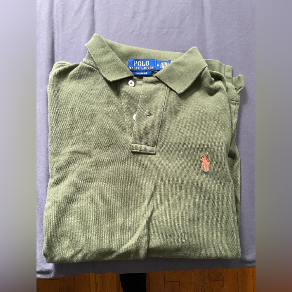 Polo by Ralph Lauren Men's Olive Polo Shirt